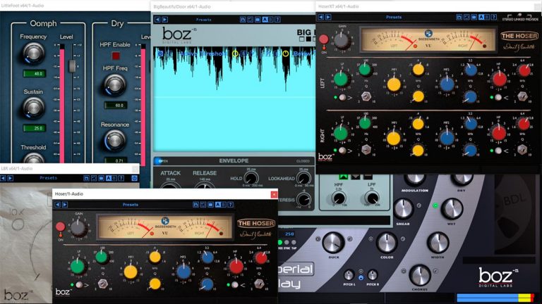 Boz Digital Plugins VST-VST3-AAX-RTAS WIN x86 x64 | AUDIOTOOLS