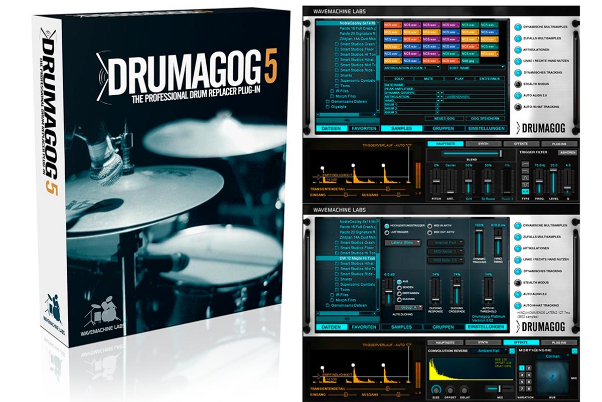 Drumagog 5 Platinum VST-AAX-AU WIN-OSX x86 x64