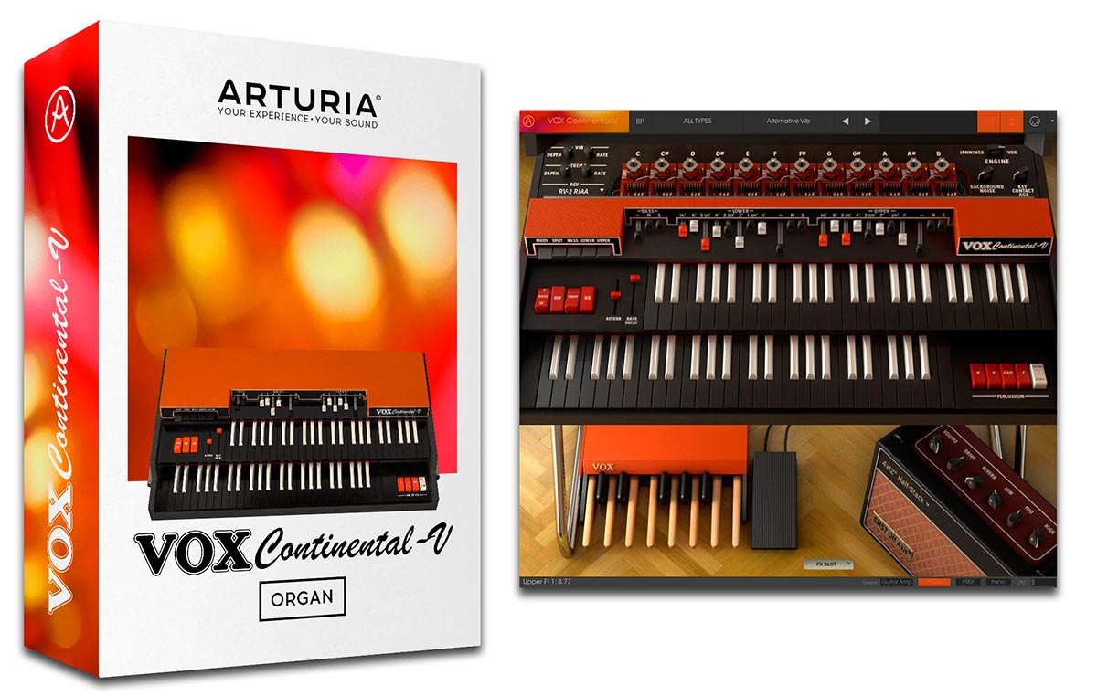 Arturia VOX Continental V2 2-3-0-1391 VSTi-VSTi3-AAX x86 x64