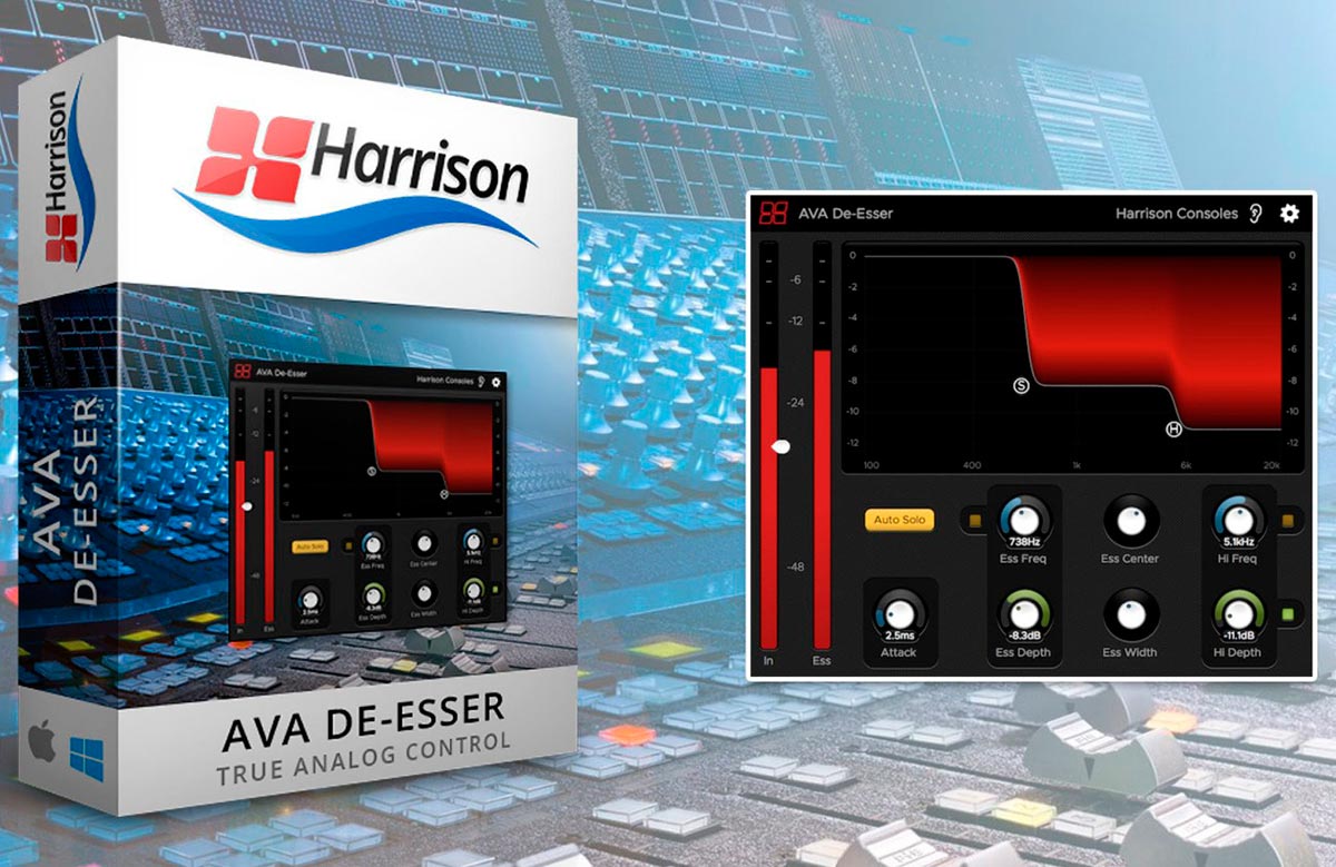 Harrison AVA De-Esser 1-0-1 VST-AAX WIN-OSX x86 x64