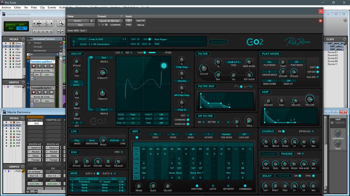 Rob Papen Go2 Synthesizer VST-AAX WINDOWS x86 x64
