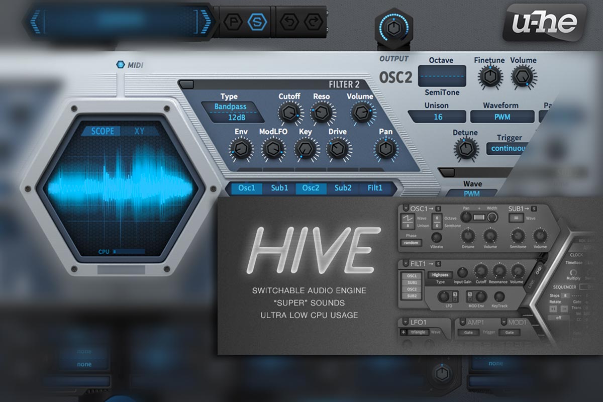 u-he Hive 1-2-1-8256 VSTi-AAX WIN x86 x64