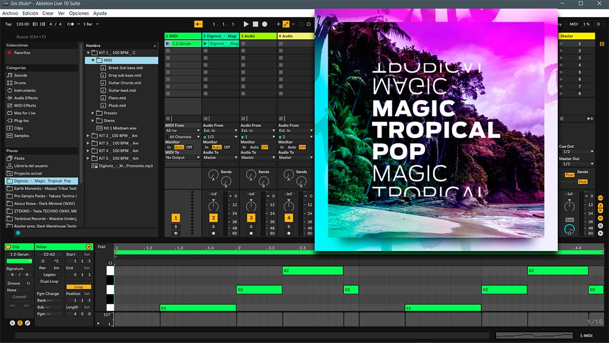 Diginoiz Magic Tropical Pop MIDI-WAV-SERUM-SYLENTH1