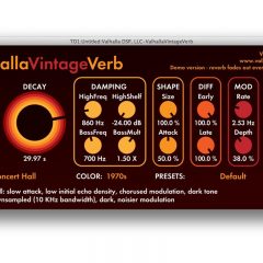 Valhalla VintageVerb v1-7-1 VST-RTAS-AAX-AU WIN-MAC