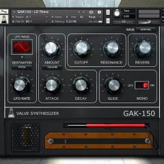 AudioThing GAK-150 Synthesizer KONTAKT-WAV