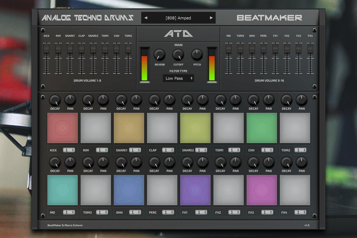 BeatMaker Analog Techno Drums 1-0 VST-VST3 x86 x64