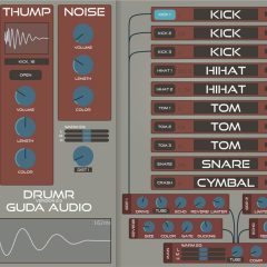 Guda Audio DrumR v2-4 VSTi-AU WIN-OSX x86 x64