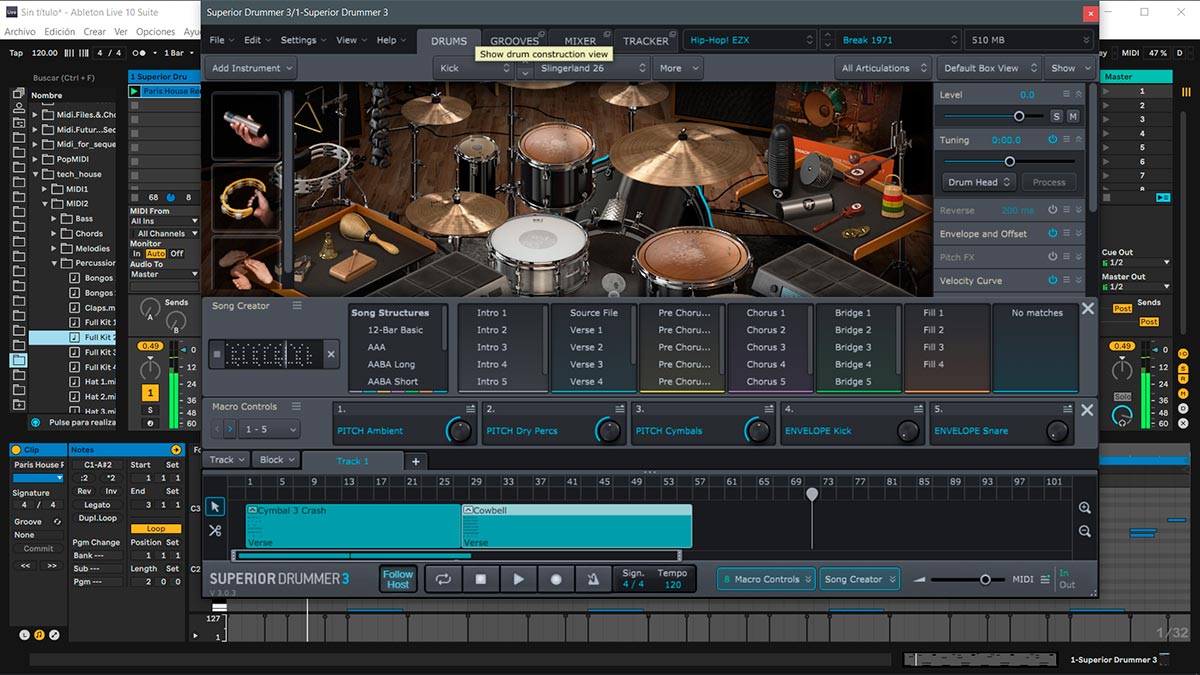 cubase ezdrummer 2