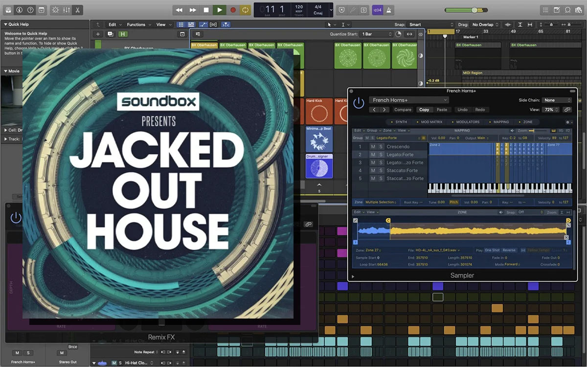 【采样】Soundbox Jacked Out House WAV-REX