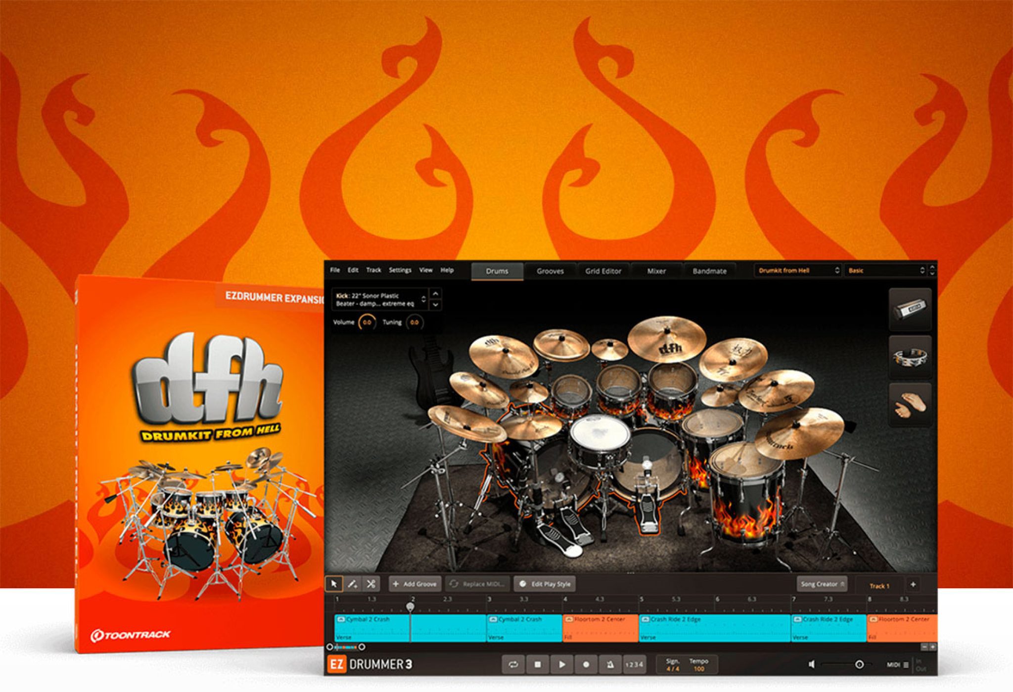 Drumkit From Hell v154 EZX WiN AUDIOTOOLS